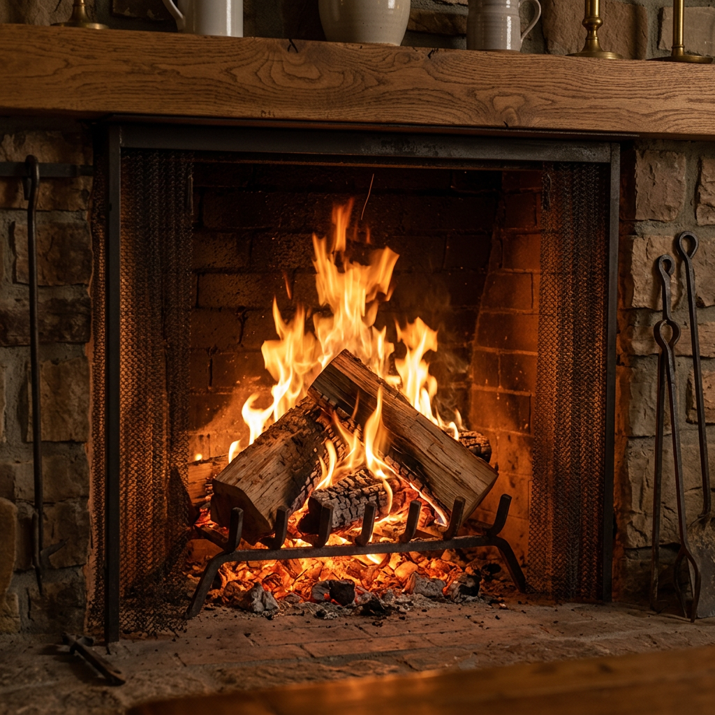 Block fireplace