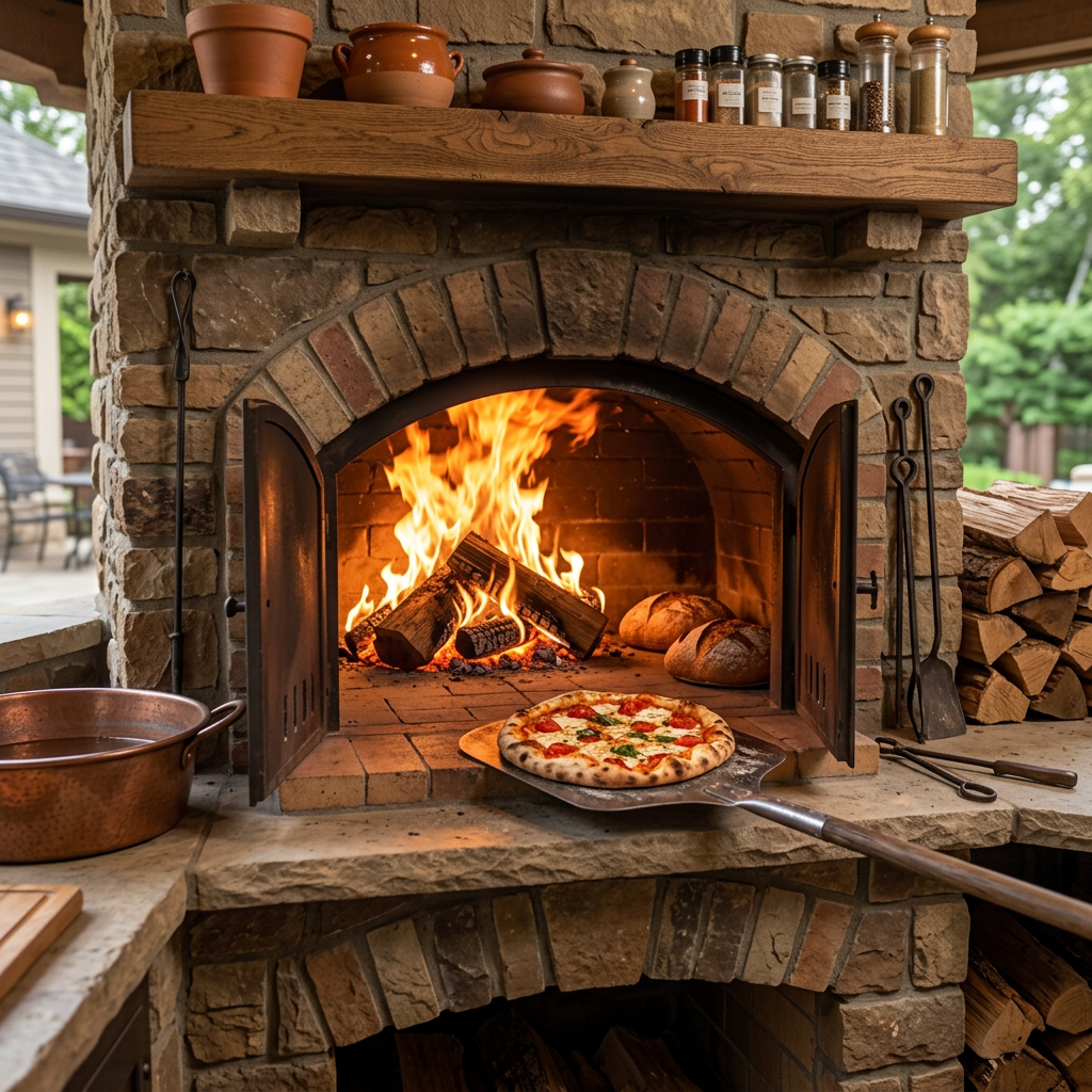 Block fireplace